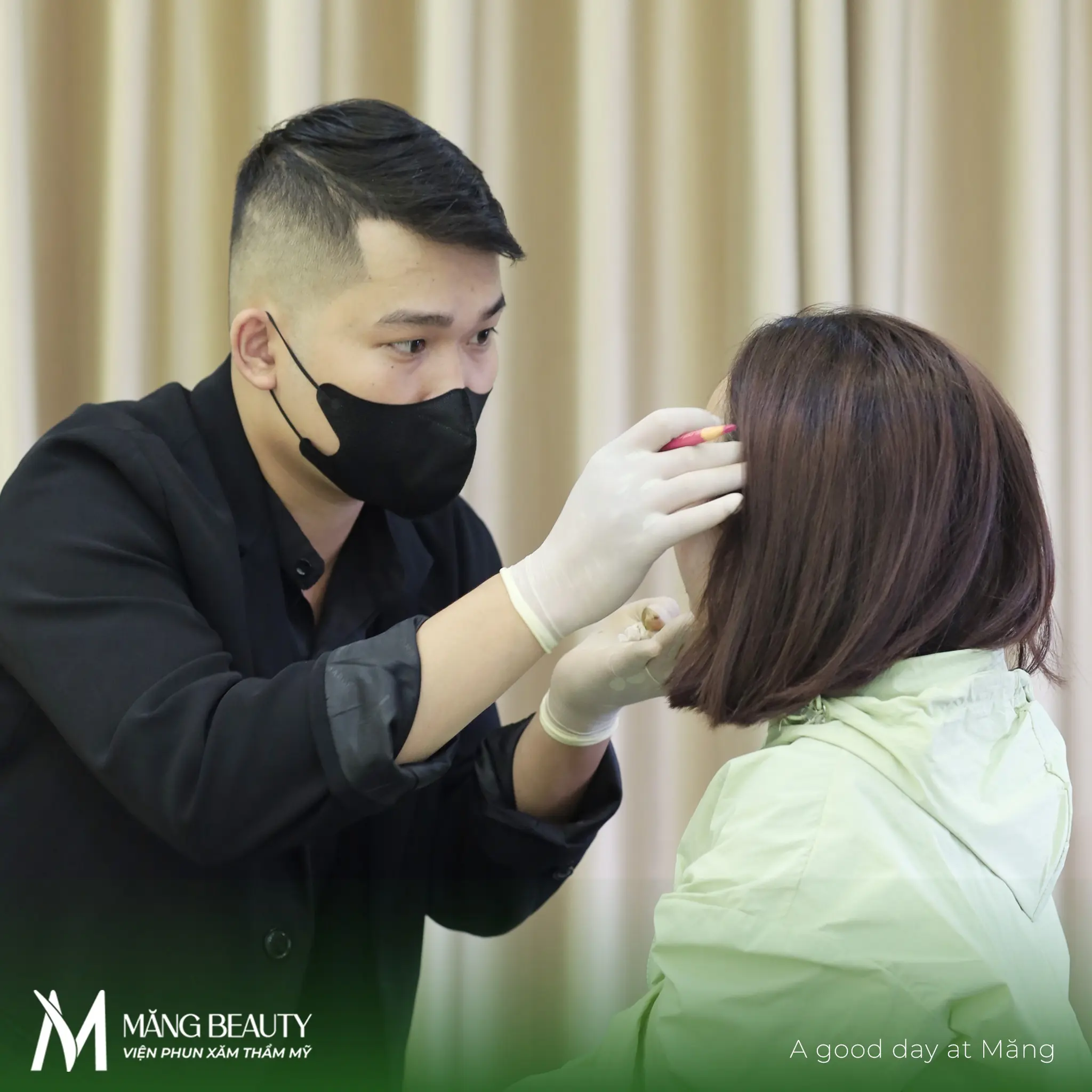 Mỗi khách hàng khi đến Măng Beauty đều được chăm sóc chu đáo