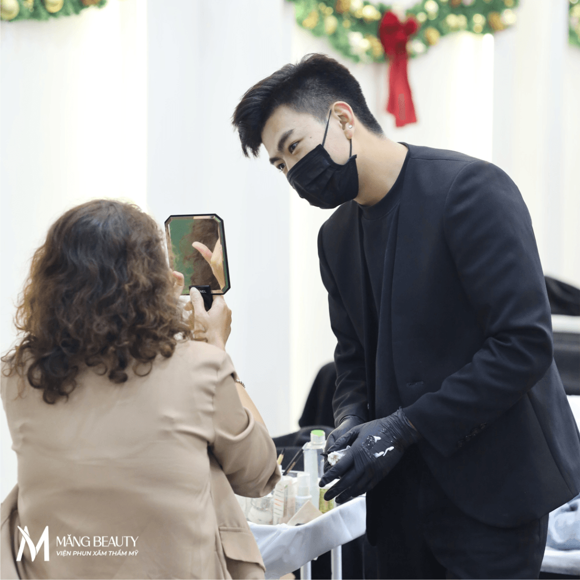 Quy trình phun mí không đau, chuẩn y khoa tại Măng Beauty