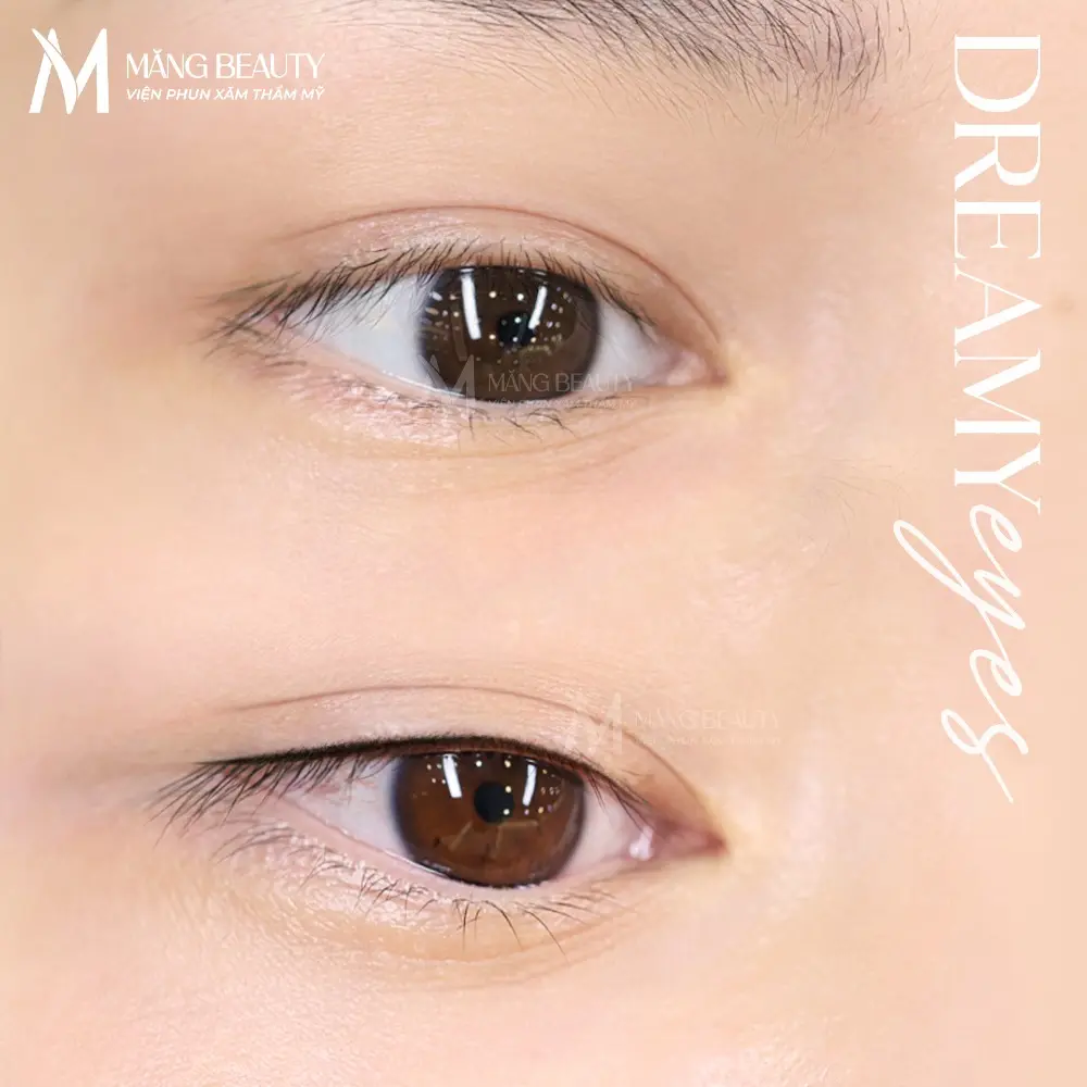 Măng Beauty sở hữu kỹ thuật phun mí độc quyền Dreamy Eyes