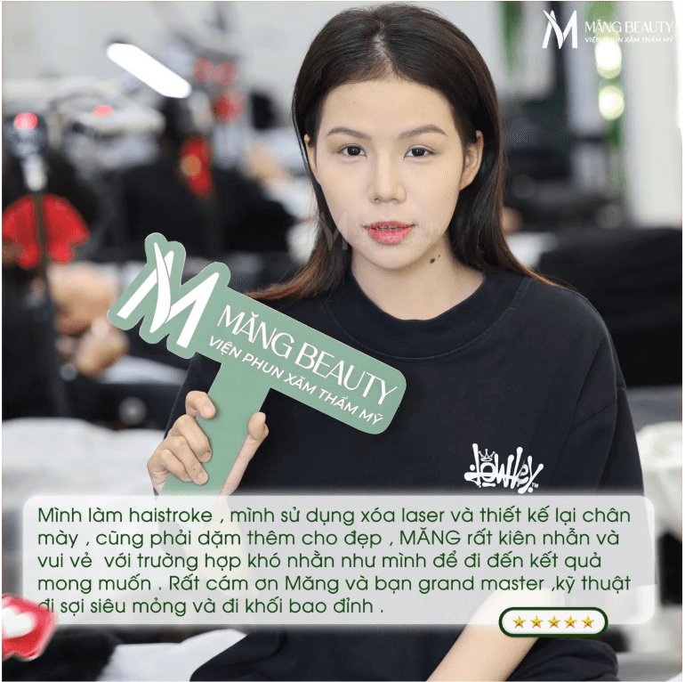 Feedback thực tế của khách hàng khi làm đẹp tại Măng Beauty