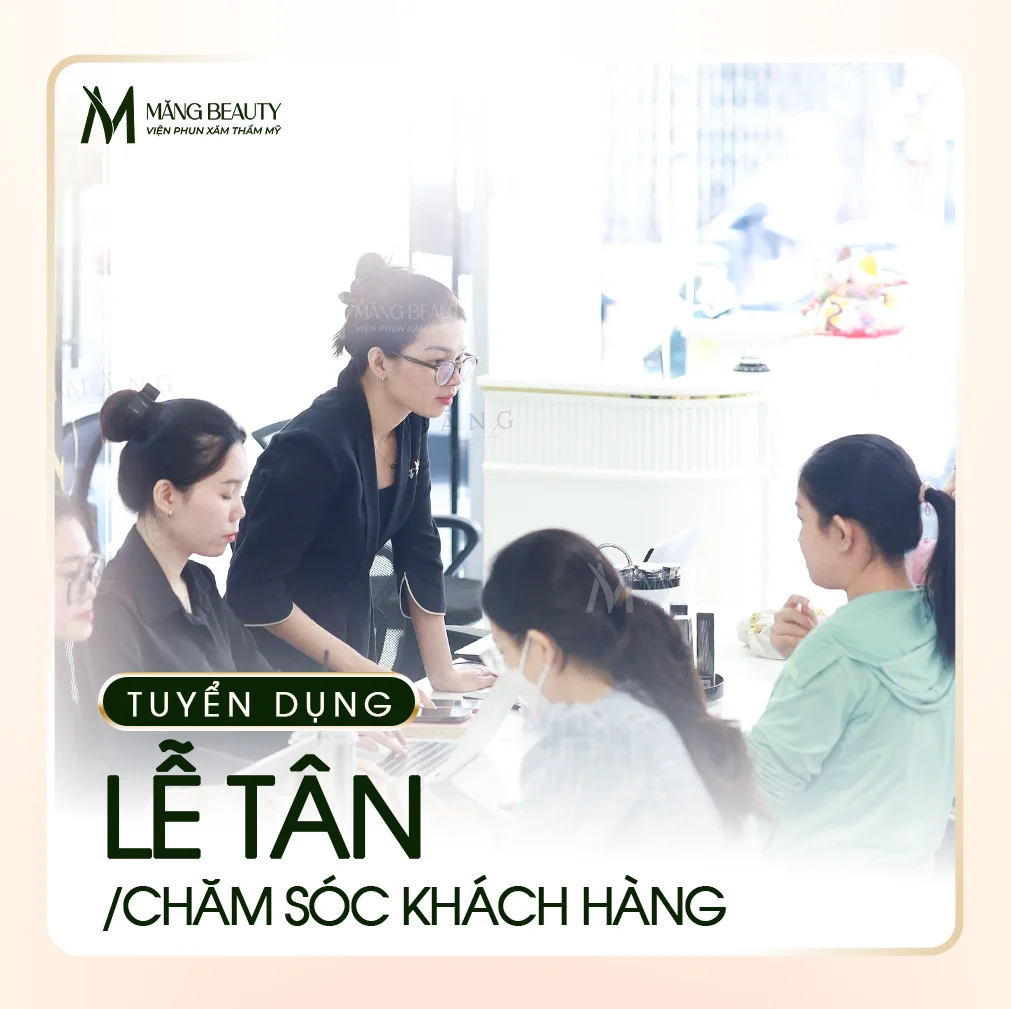 Vị trí Lễ tân/ Chăm sóc khách hàng