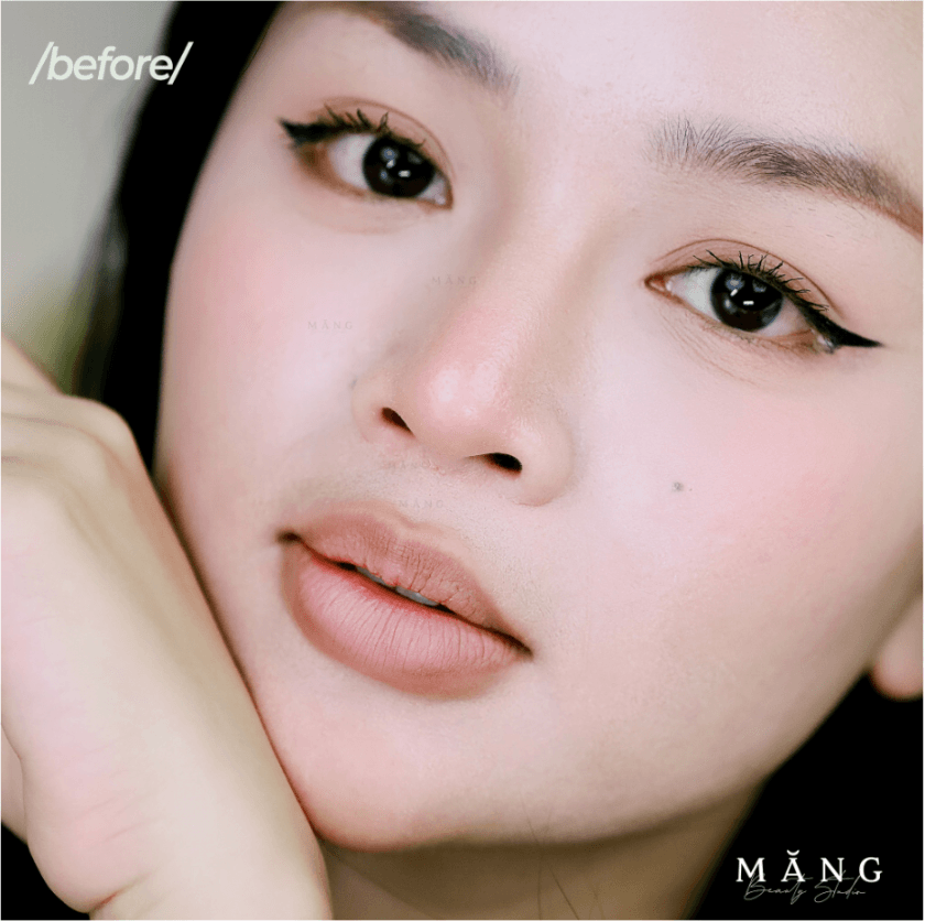 Măng Beauty phân tích kỹ tình trạng môi trước khi phun môi để lựa chọn màu sắc phù hợp