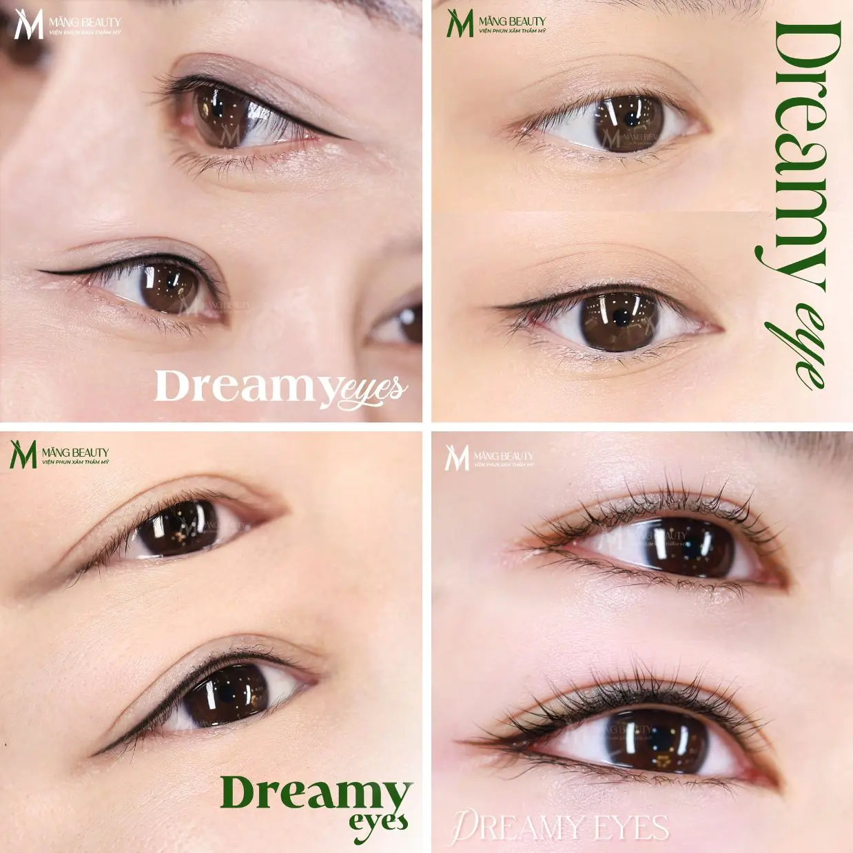 Hình ảnh thực tế khách hàng trải nghiệm dịch vụ Dreamy Eyes tại Măng