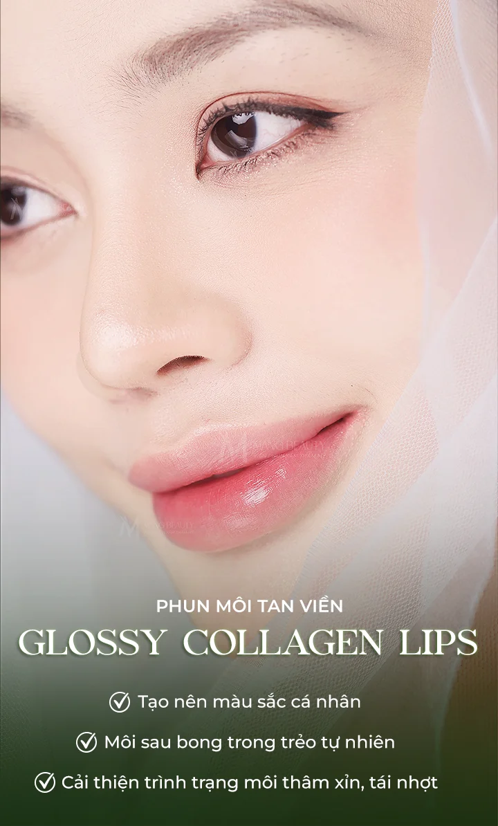 Phun môi Glossy Collagen Lips