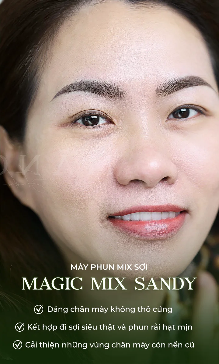 Chân mày Magic Mix Sandy